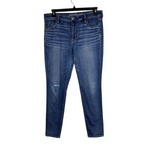 American Eagle Womens Hi Rise Jegging Jeans Size 16 Essential Edgy Staple Denim